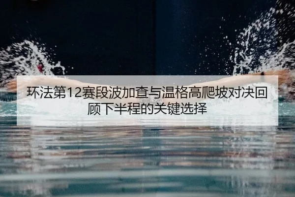 环法第12赛段波加查与温格高爬坡对决回顾下半程的关键选择